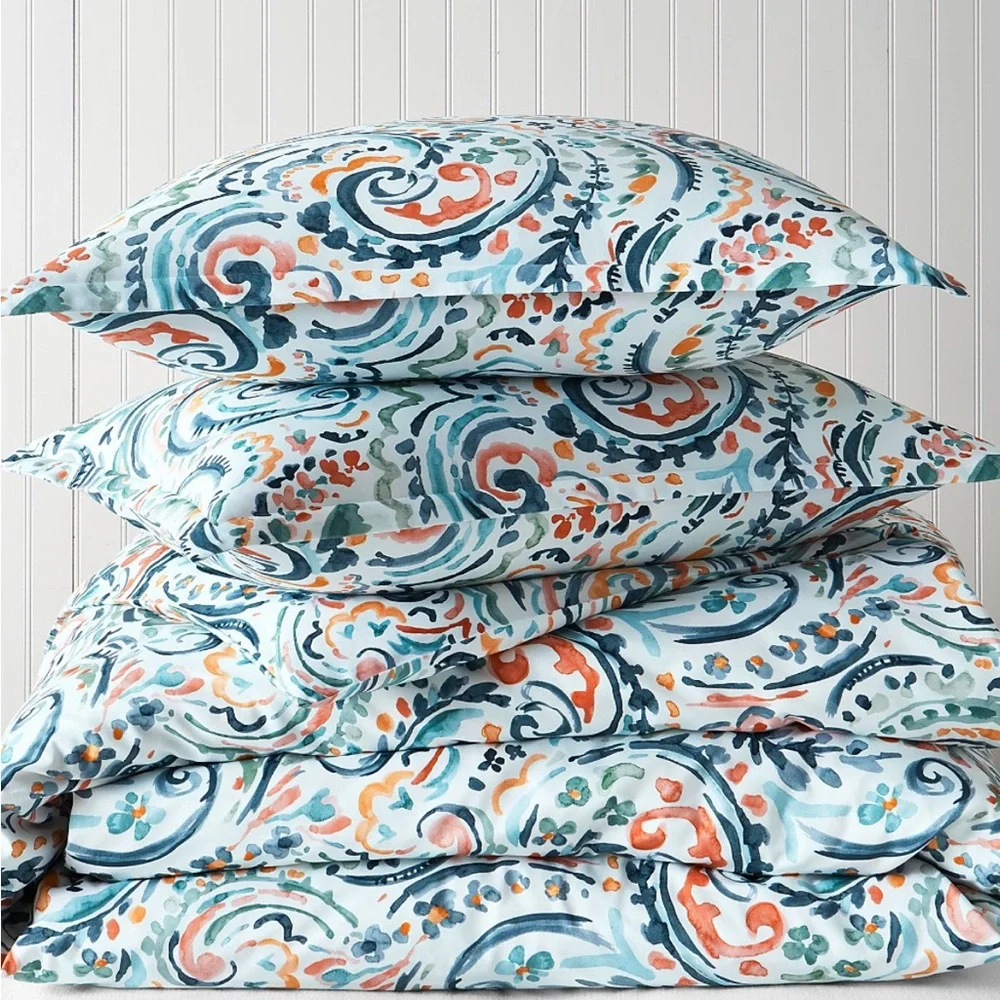 SKY Ophelia King Duvet Cover & 2King Pillow Shams Bloomingdale's New in Box $350
